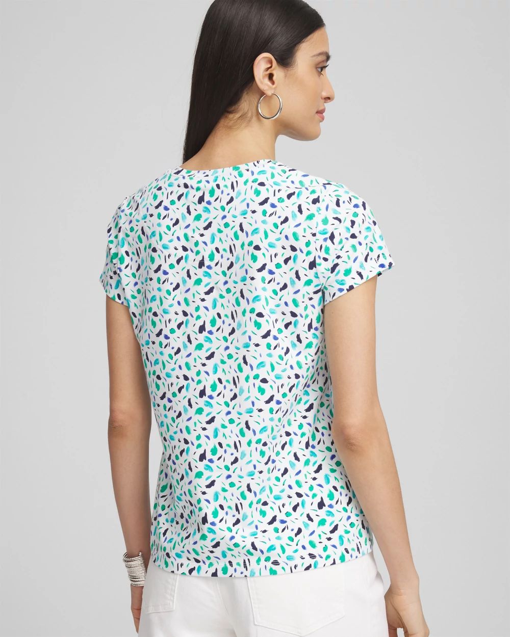 Polka-Dot Crewneck Perfect Tee