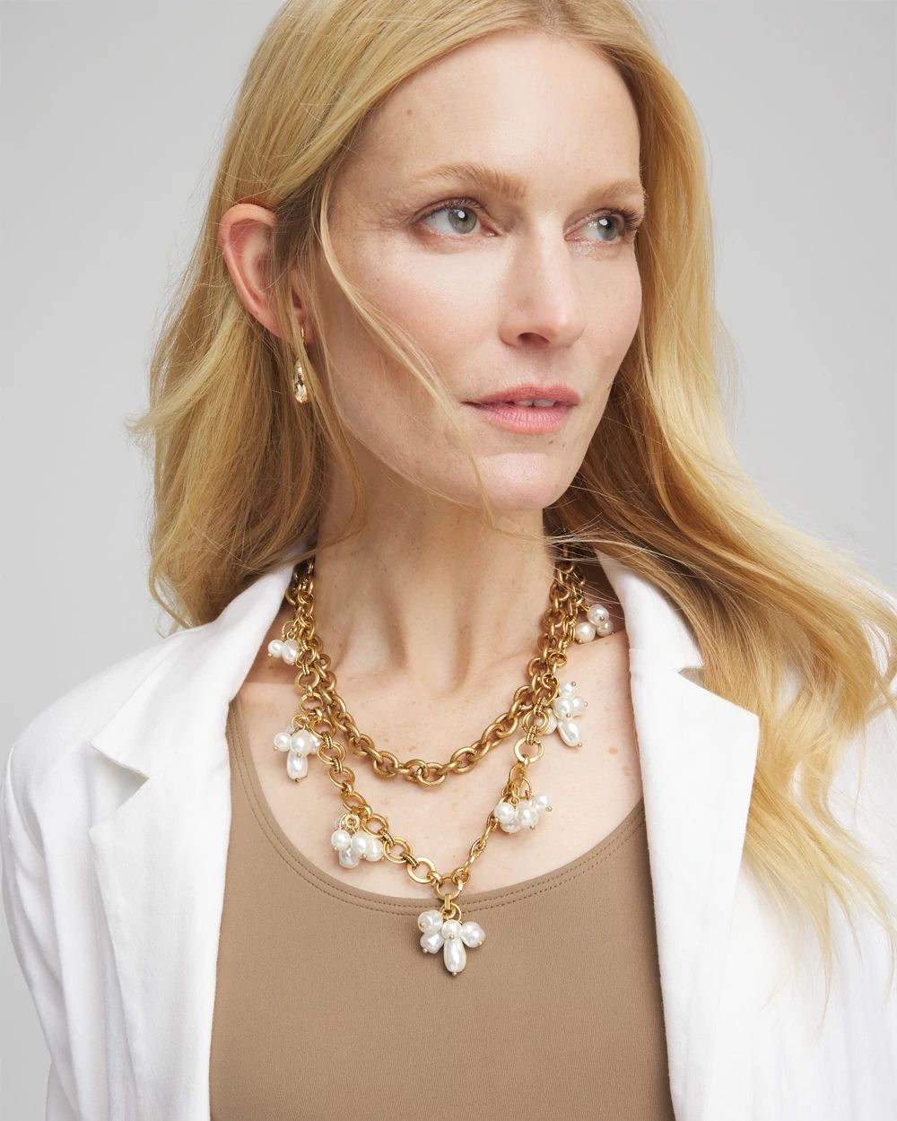 Modern Pearl Clusters Choker Necklace