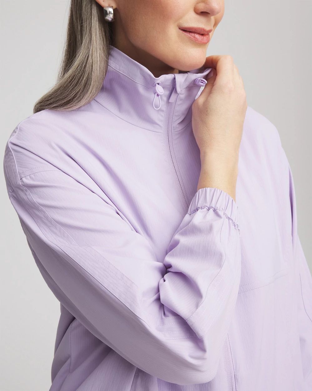 Zenergy® UPF Striped Jacket click to view larger image.