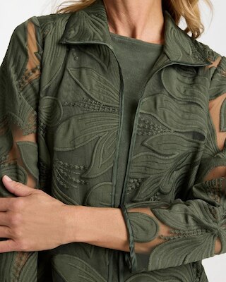 Travelers™ Collection Applique Embroidered Jacket click to view larger image.