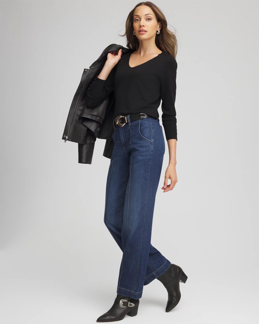 Ella V-Neck Pullover Sweater