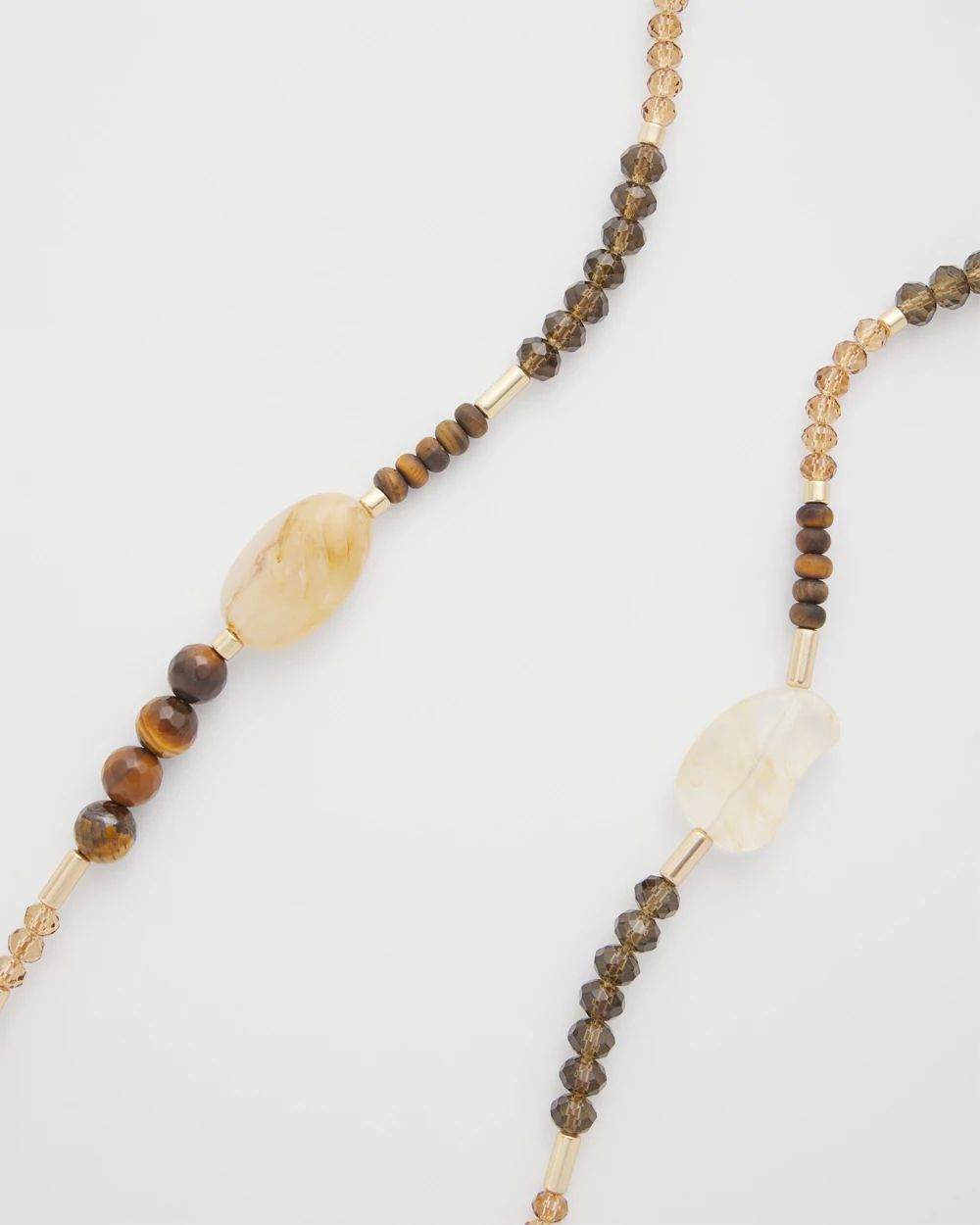 Tiger's Eye Single-Strand Necklace click to view larger image.