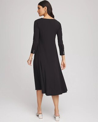 Ponte A-line Midi Dress click to view larger image.