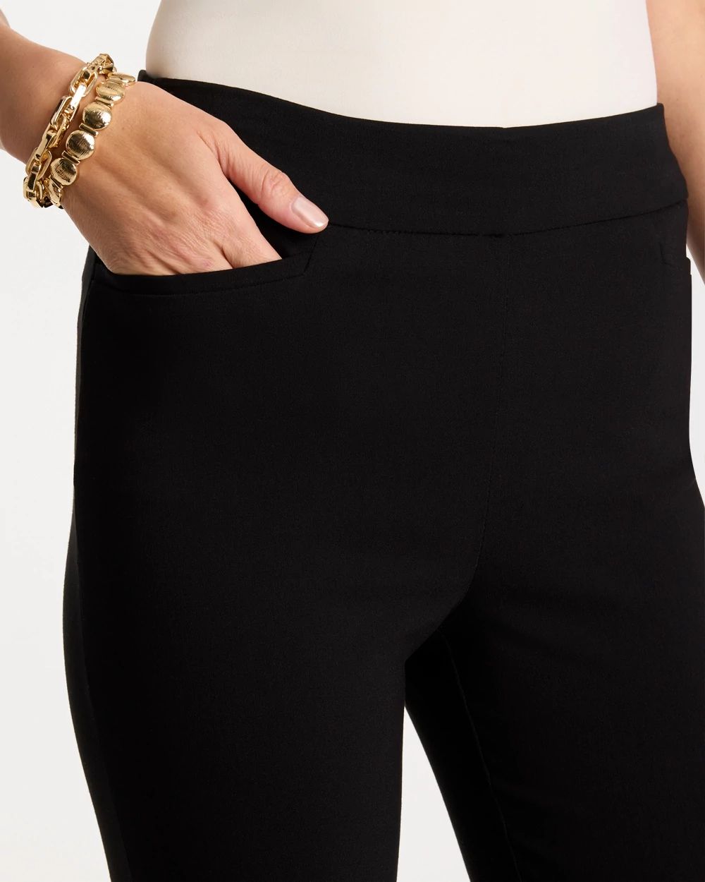 Petite Brigitte™ Slim Pull-On Ankle Pants