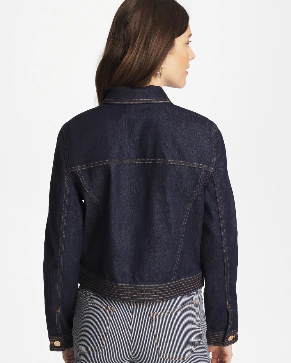 Denim Trucker Jacket click to view larger image.