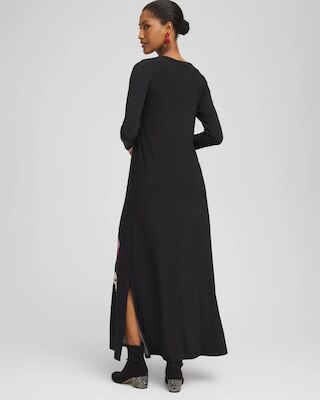 Embellished Floral Maxi Dress click to view larger image.