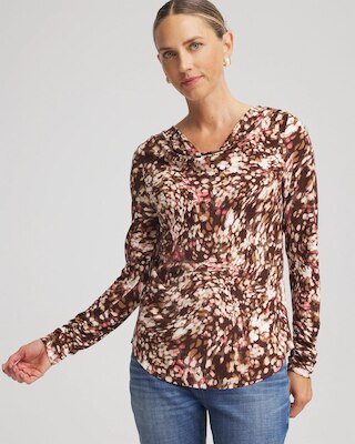 Touch of Cool™ Cowlneck Tee