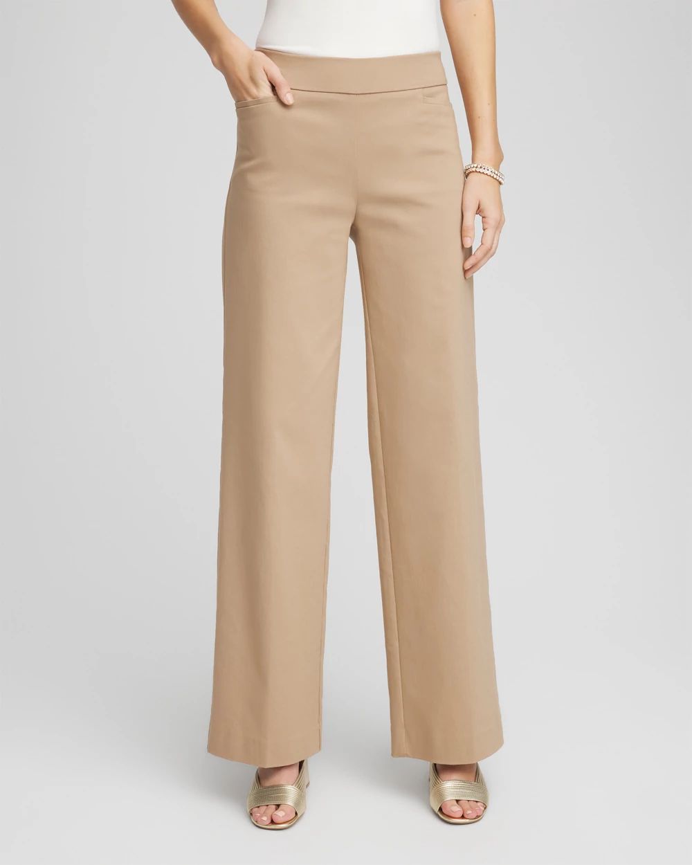 Brigitte™ Slim Wide-Leg Pants