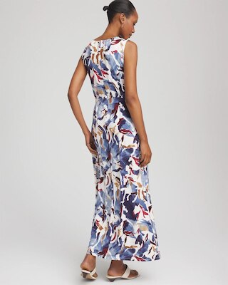 Sleeveless Jersey Knit Maxi Dress click to view larger image.