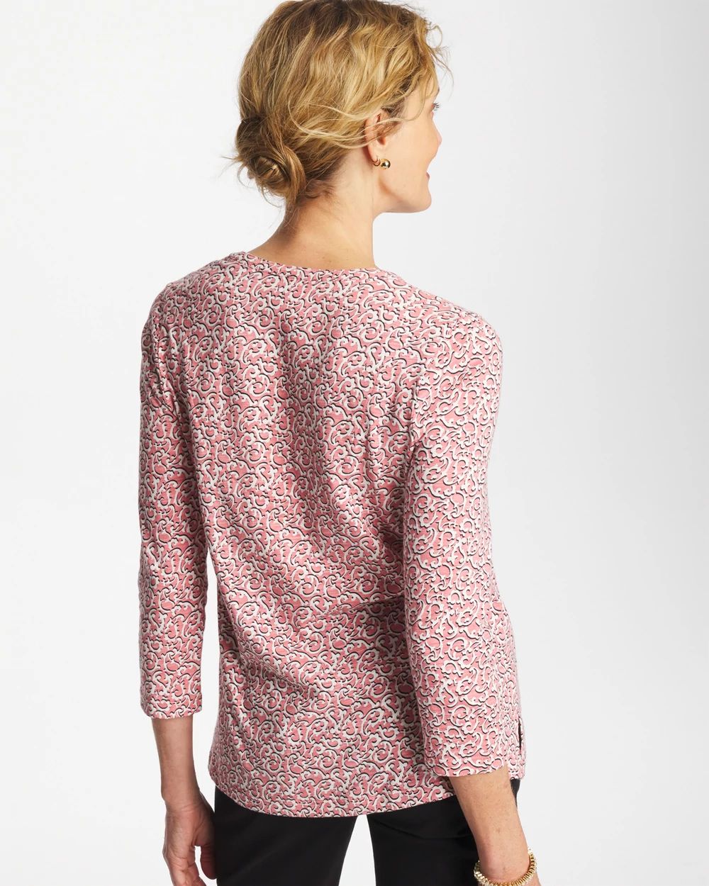 Cotton-Slub Splitneck Henley Tee