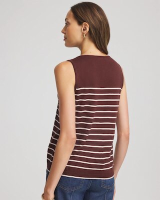 Ella Striped Sweater Tank click to view larger image.