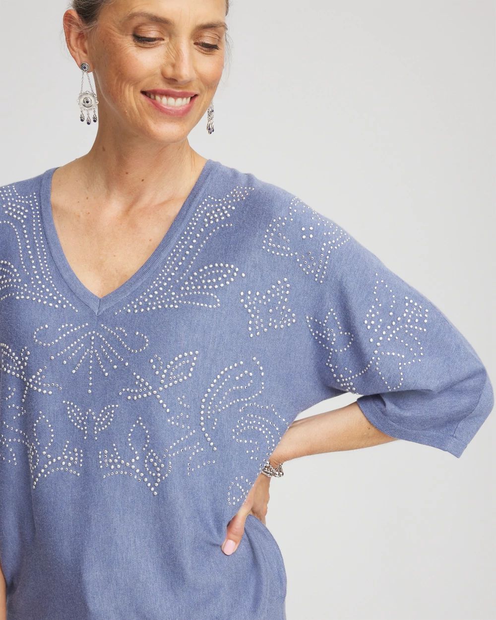 Dolman V-Neck Sweater