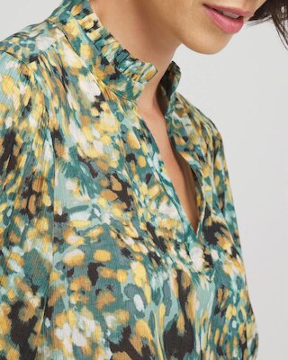 Crinkle Relaxed-Fit Blouse click to view larger image.