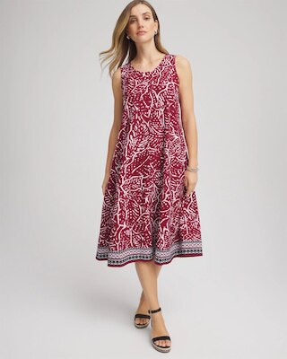 Zenergy® UPF Printed Midi Sports Dress click to view larger image.