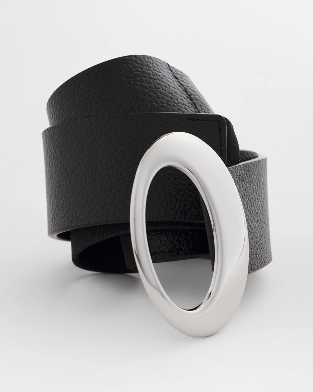 Soft-Stretch Faux Leather Belt