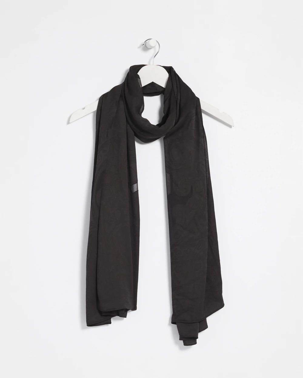 Floral Burnout Oblong Scarf