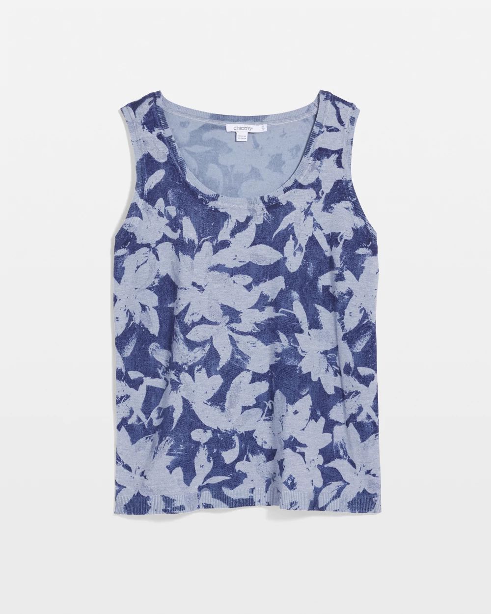 Ella Floral Scoopneck Tank click to view larger image.