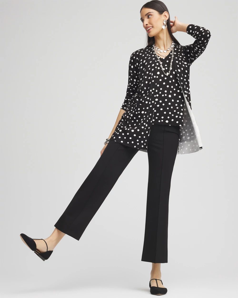 Lightweight Juliet Kick Flare Pants click to view larger image.