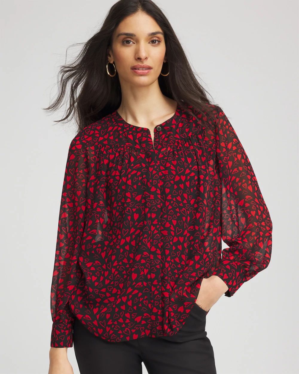 Lover Girl Georgette Blouse