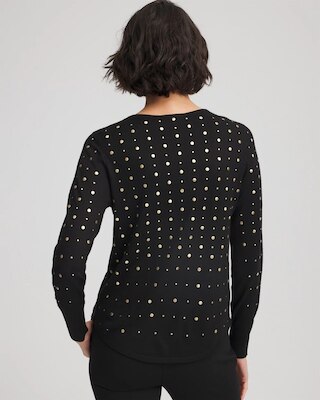 Ella Embellished Pullover Sweater click to view larger image.