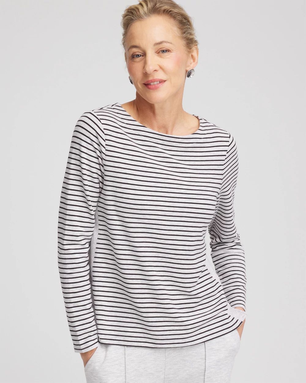 Zenergy® Block Stripe Pullover
