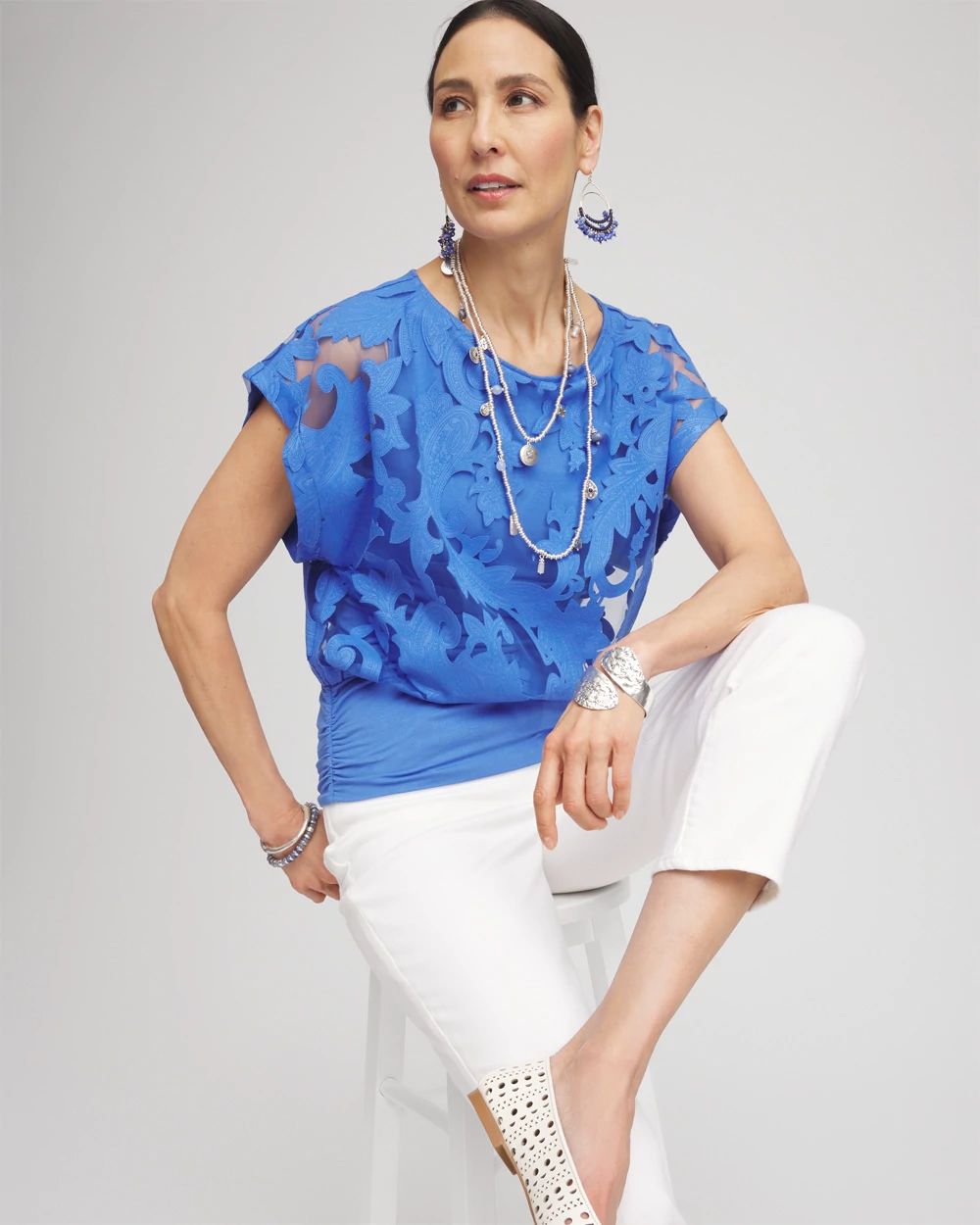 Burnout Banded-Hem Top