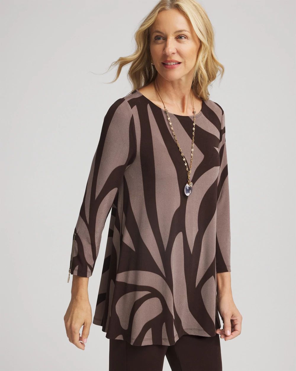 Travelers™ Animal Print Journey Top