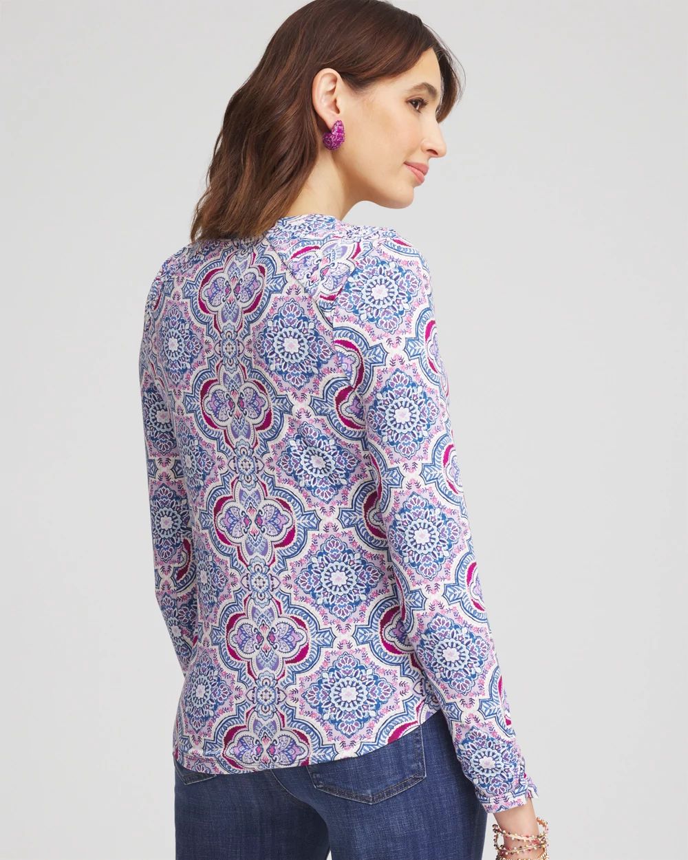 Touch of Cool™ Shirred Shoulder Blouse