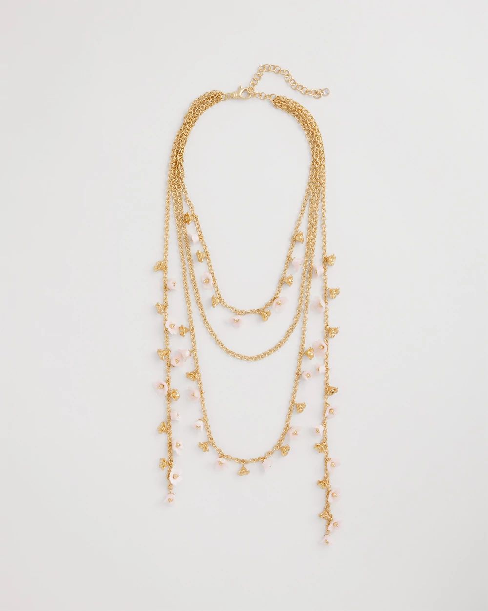 Pink Multi-Layer Necklace