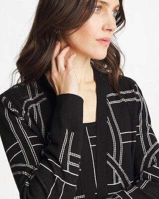 Ella Graphic Cardigan click to view larger image.