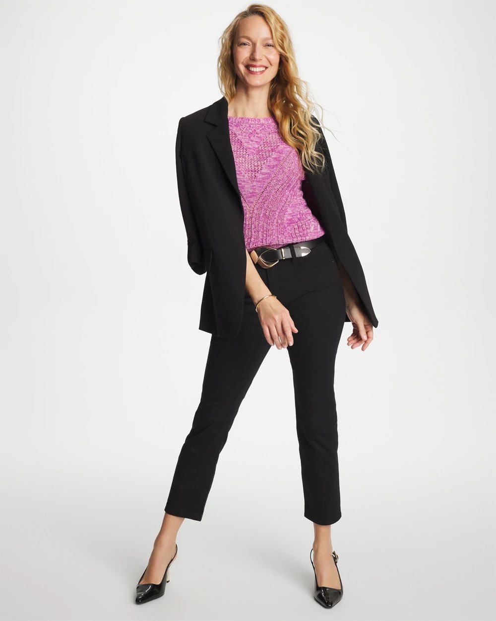 Relaxed Dolman Pullover Sweater click to view larger image.