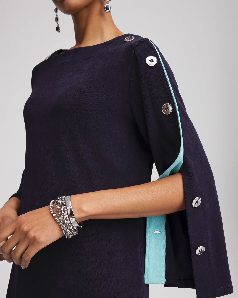 Travelers™ Button-sleeve Top