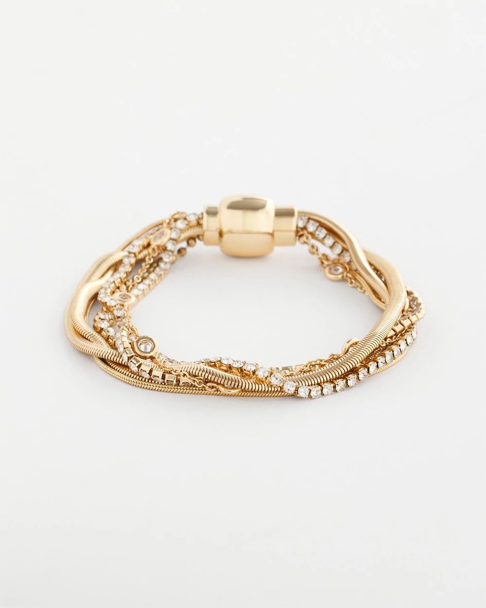 Goldtone Multistrand Bracelet