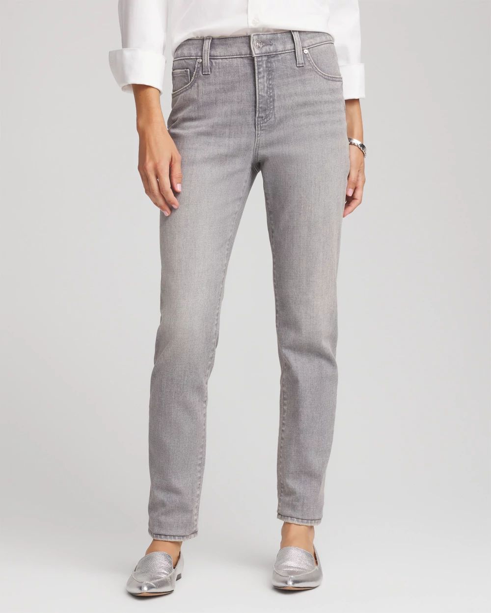 Girlfriend Slim Ankle Jeans