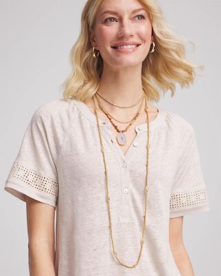 Convertible Agate Pendant Necklace click to view larger image.