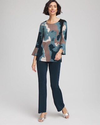 Travelers™ Crystal Flounce Sleeve Tunic click to view larger image.