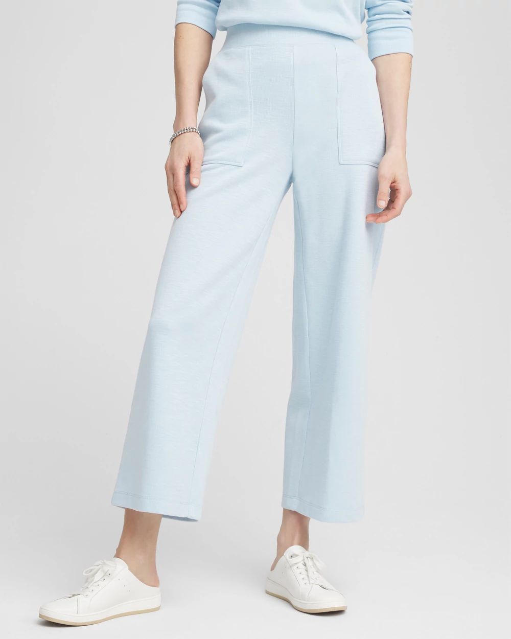 Zenergy® Beach Slub Cropped Pants