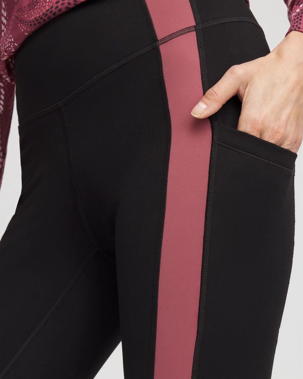 Zenergy® Colorblock Ankle Leggings click to view larger image.