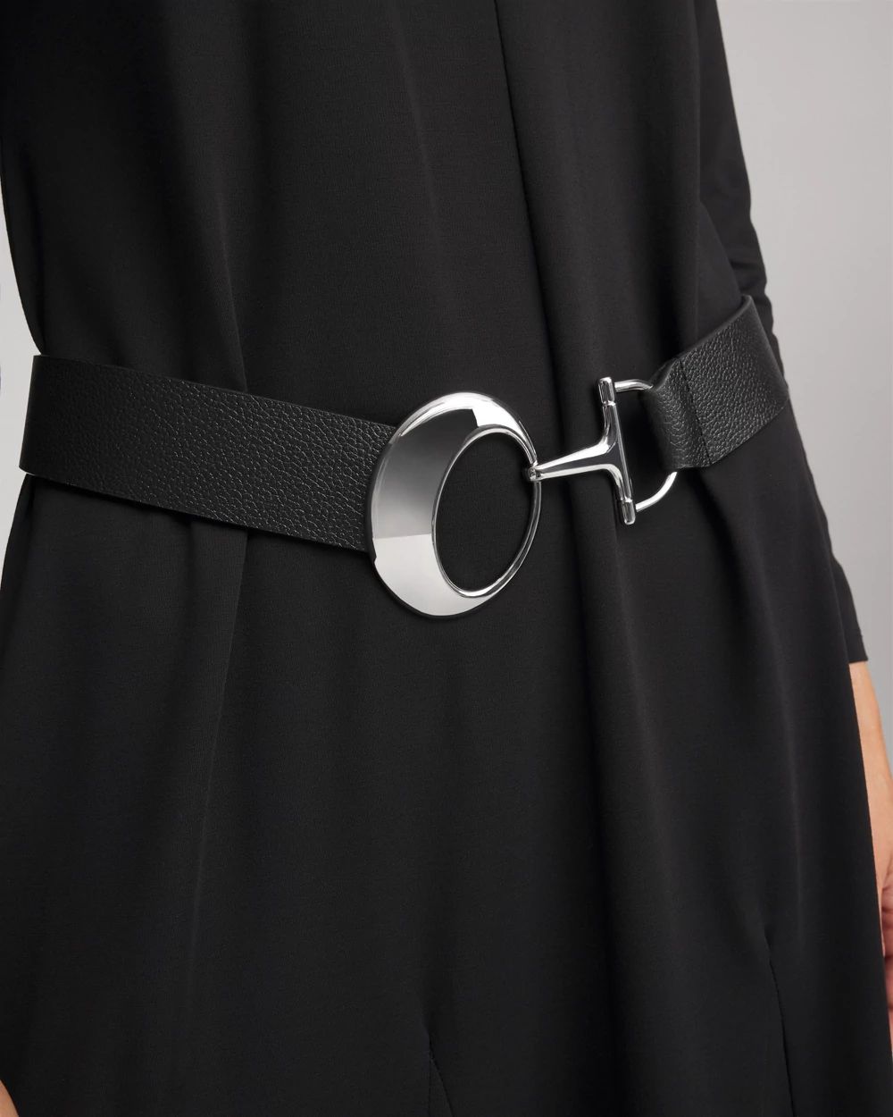 Soft-Stretch Faux Leather Belt