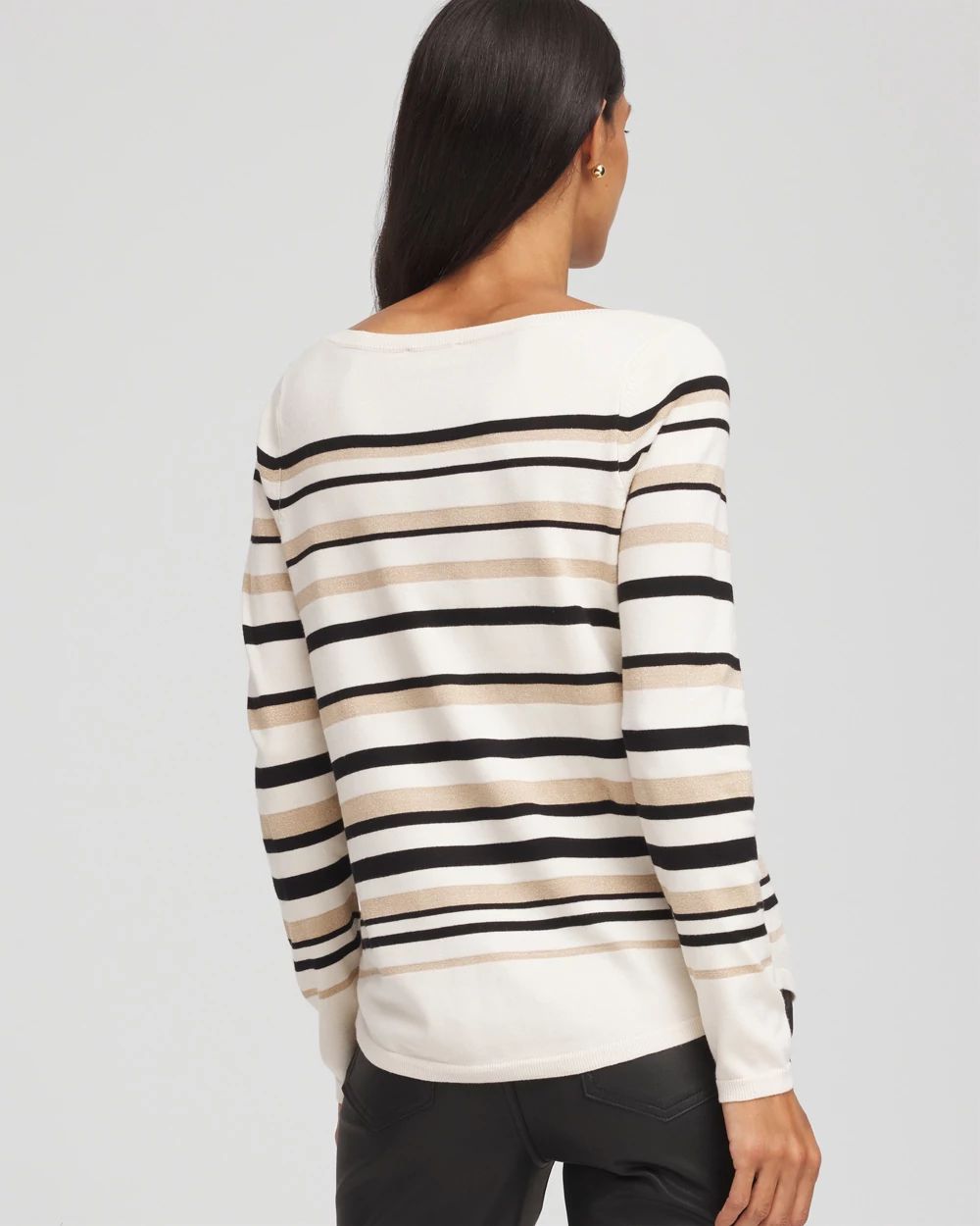 Ella Stripe Boatneck Sweater