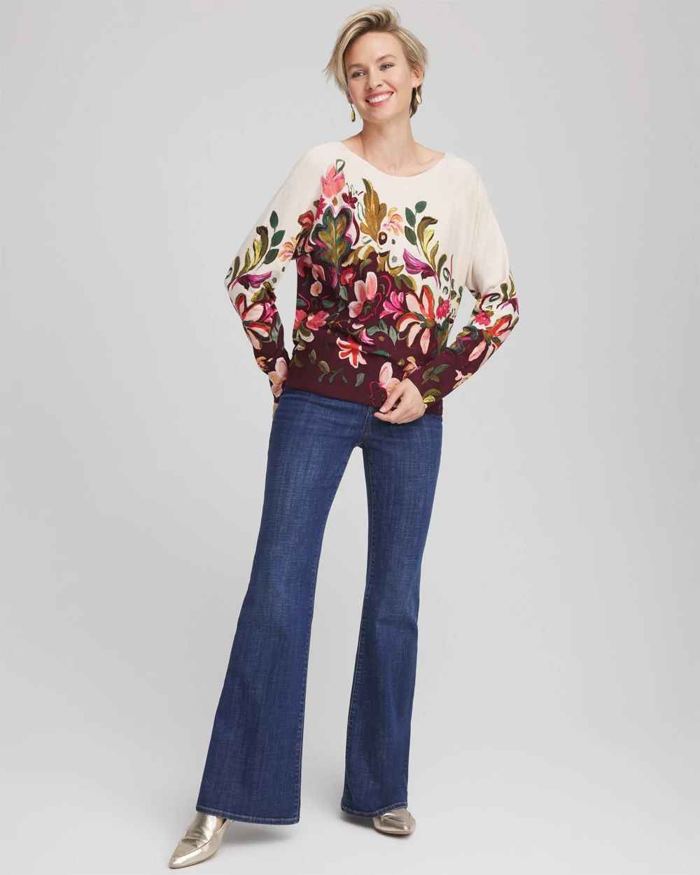 Ella Dolman Pullover Sweater