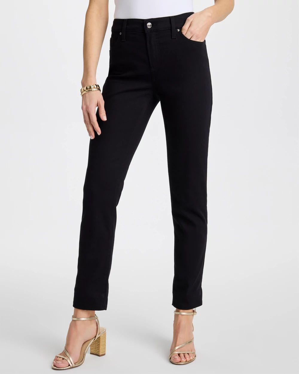 So Slimming Petite Girlfriend Ankle Jeans