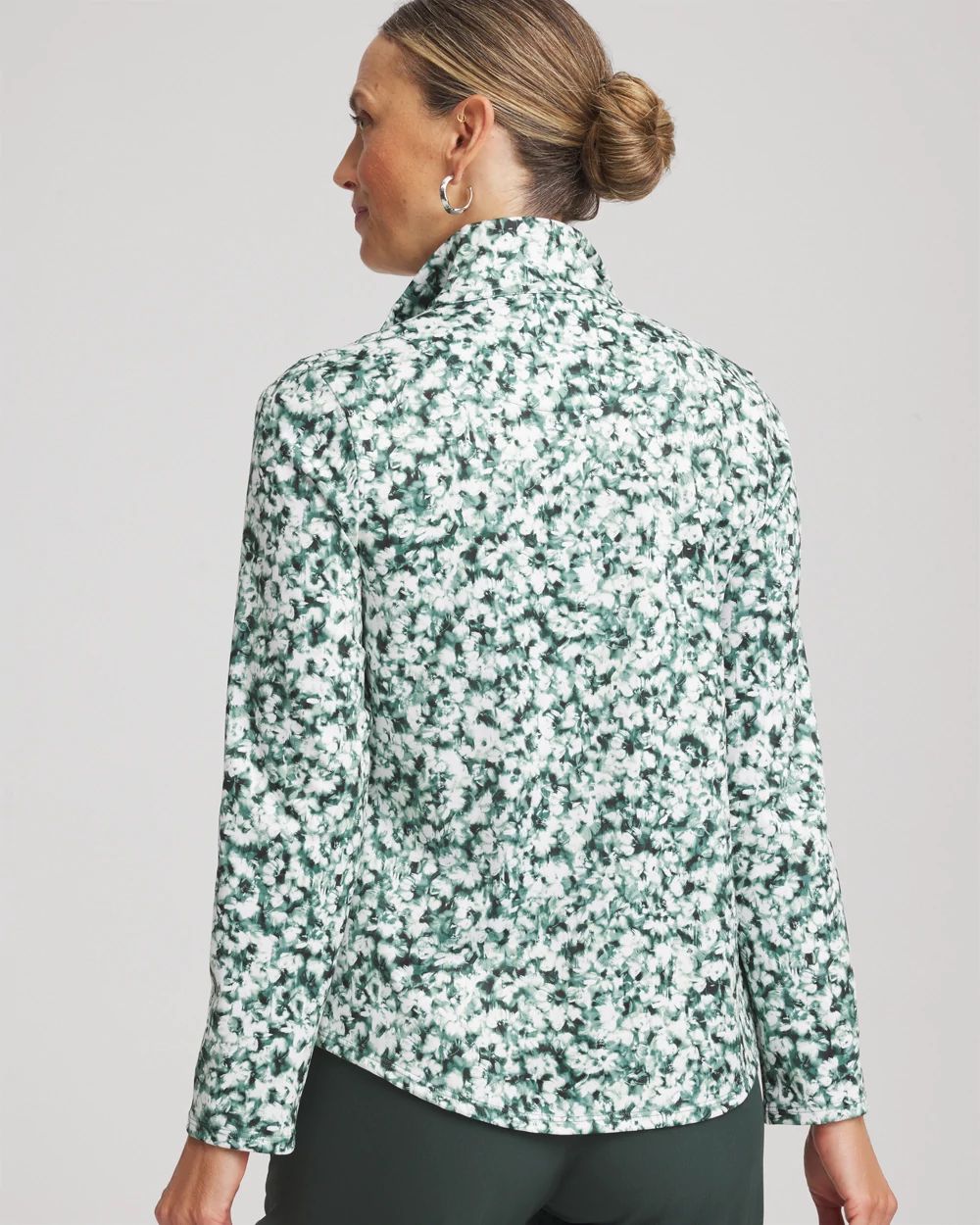 Zenergy® UPF Printed Zip-Front Pullover