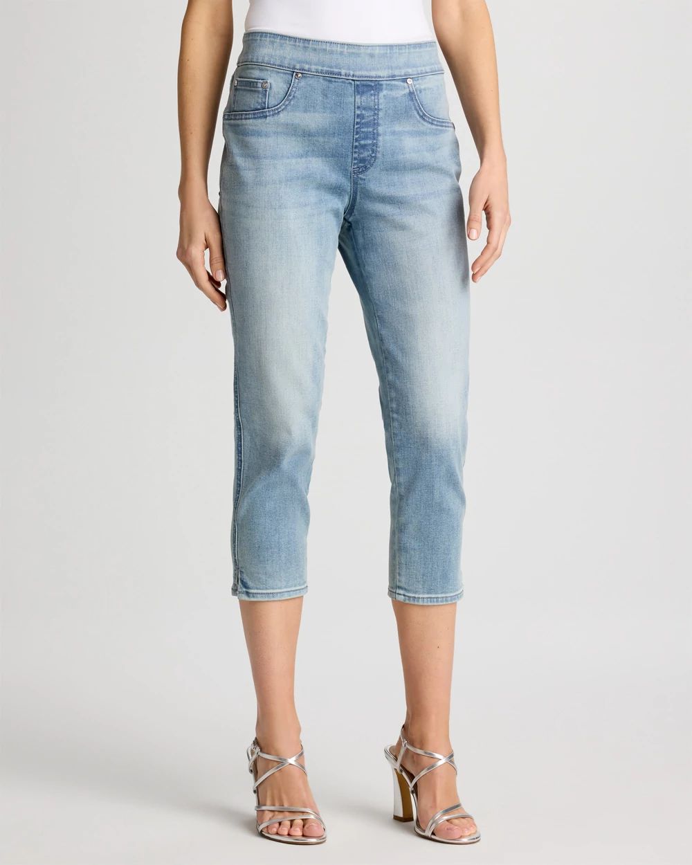 Pull-On Capri Jeans