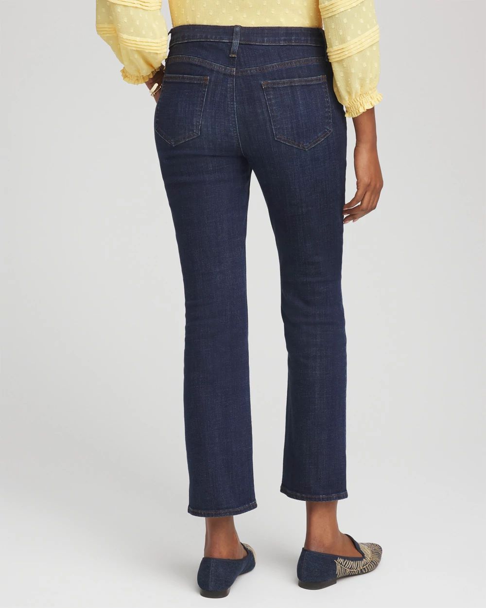 Girlfriend Cropped Flared Jeans