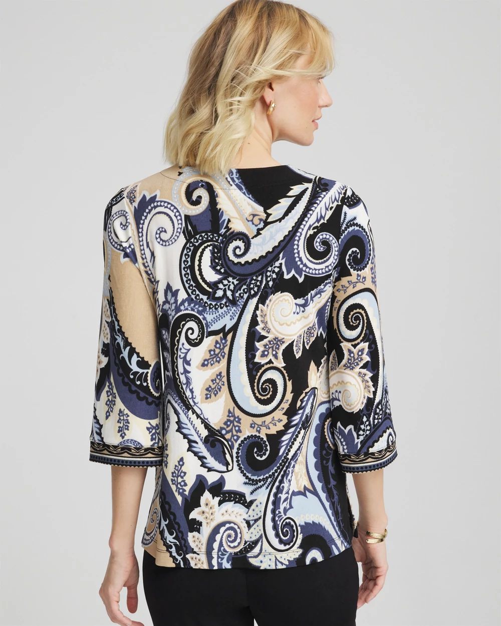 Travelers™ Paisley V-Neck Tunic click to view larger image.