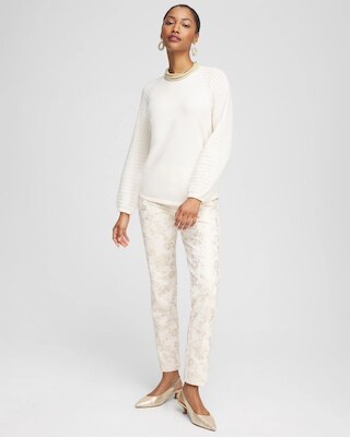 Raglan Sleeve Pullover Sweater click to view larger image.