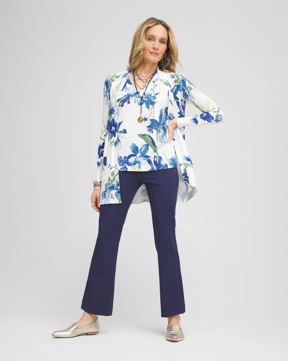 Lightweight Juliet Kick Flare Pants click to view larger image.