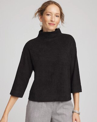 Jacquard Cozy Turtleneck