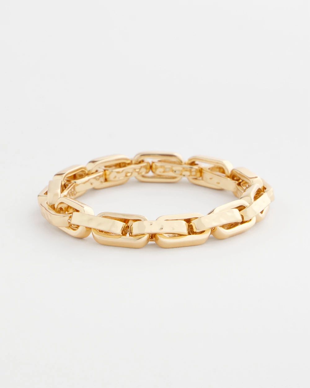 Gold Link Stretch Bracelet
